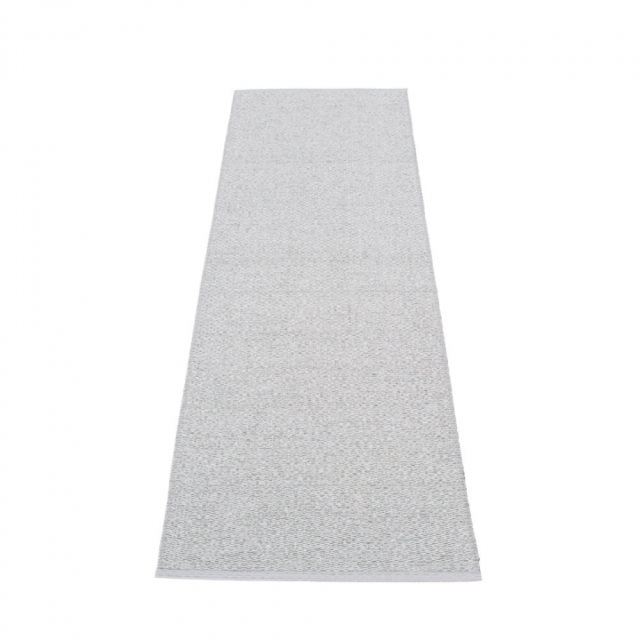 Svea matta - grey metallic/light grey 70x160 cm
